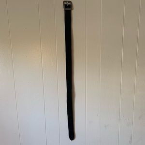 John Varvatos Collection Knotted Suede Belt Made in Italy